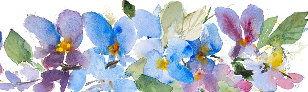 Watercolor Flowers Panel I art print by Lanie Loreth for $57.95 CAD
