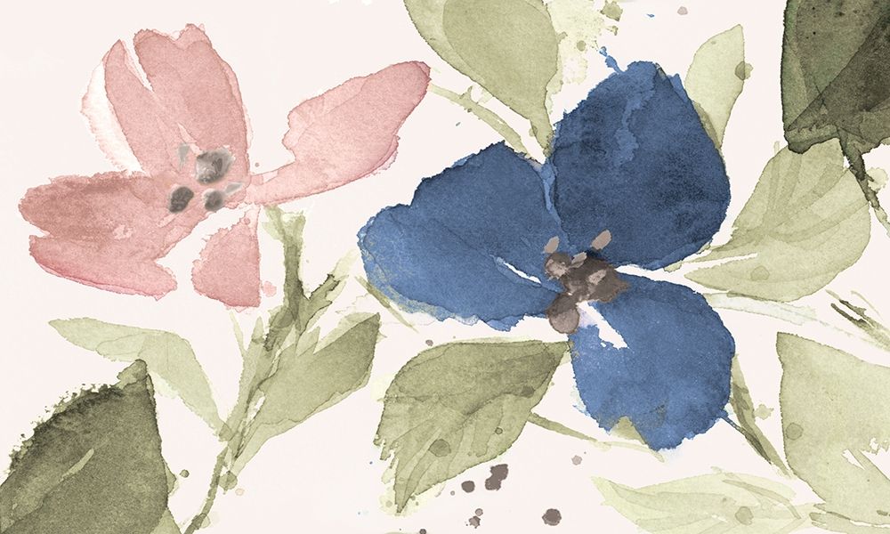 Watercolor Blooms I art print by Lanie Loreth for $57.95 CAD