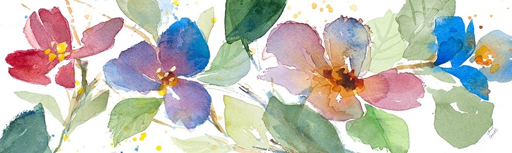 Watercolor Flowers Panel II art print by Lanie Loreth for $57.95 CAD