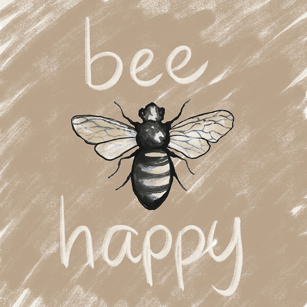 Bee Happy art print by Elizabeth Medley for $57.95 CAD