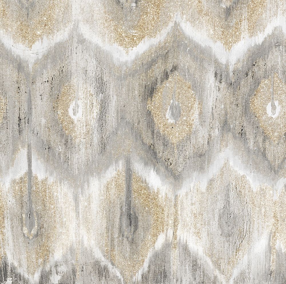 Gold and Silver Ikat art print by Patricia Pinto for $57.95 CAD