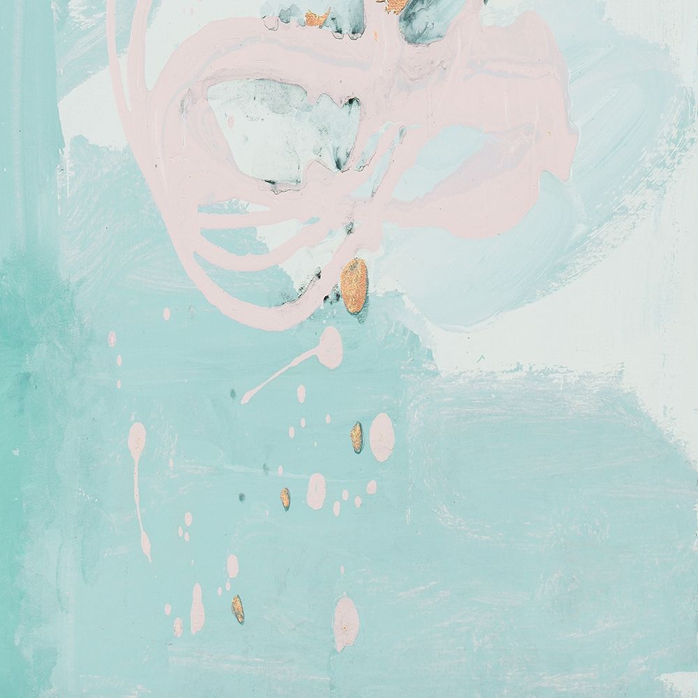 Spring Breeze Pink and Turquoise II art print by Patricia Pinto for $57.95 CAD
