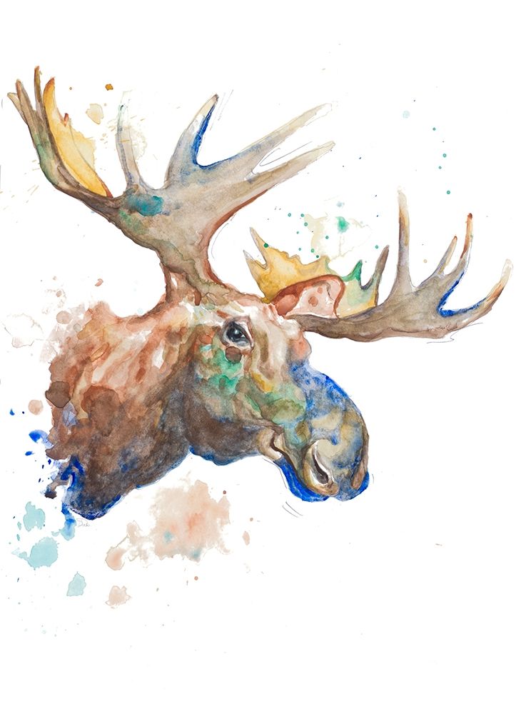 Moose art print by Patricia Pinto for $57.95 CAD