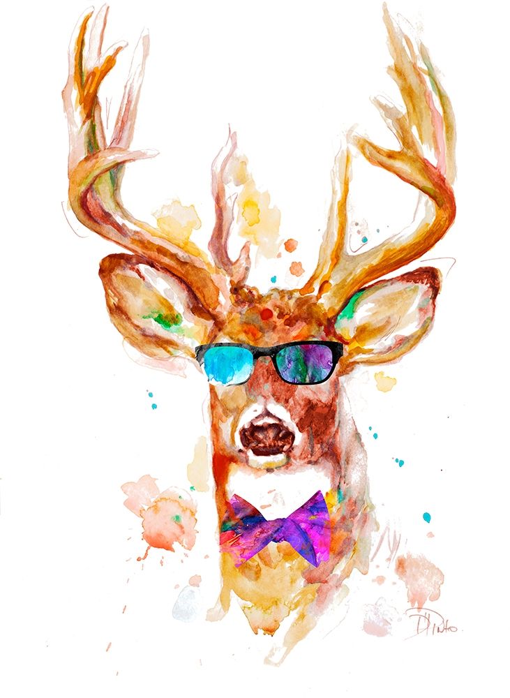 Cool Stag art print by Patricia Pinto for $57.95 CAD