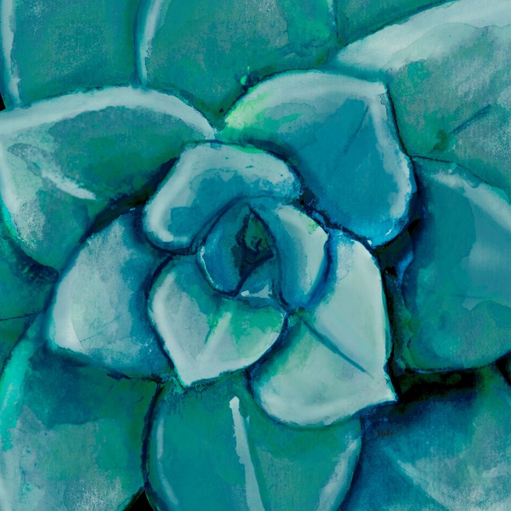 Blue Succulent art print by Patricia Pinto for $57.95 CAD