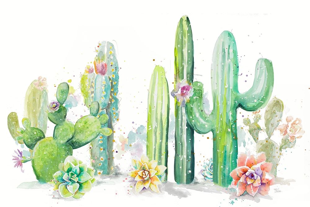Cactus Garden art print by Patricia Pinto for $57.95 CAD