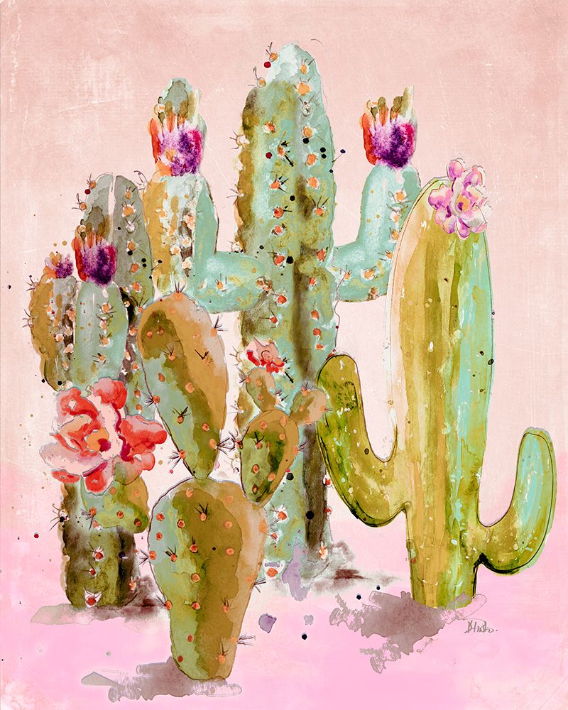 Chaotic Cactus art print by Patricia Pinto for $57.95 CAD