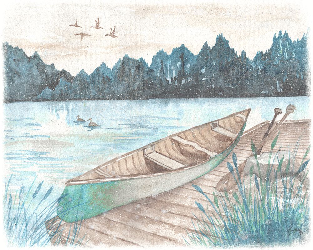 View Rrom The Dock I art print by Elizabeth Medley for $57.95 CAD