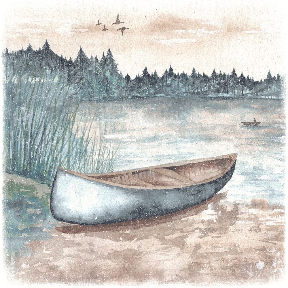 Canoe Lake art print by Elizabeth Medley for $57.95 CAD