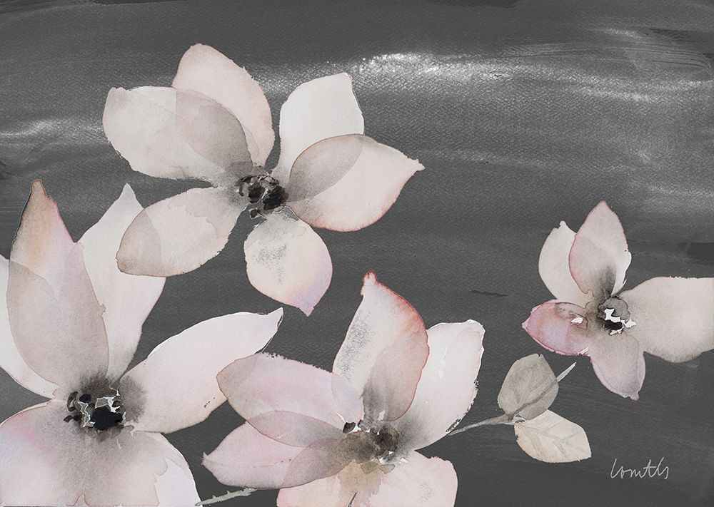 Blooming Whispers on Chalkboard II art print by Lanie Loreth for $57.95 CAD