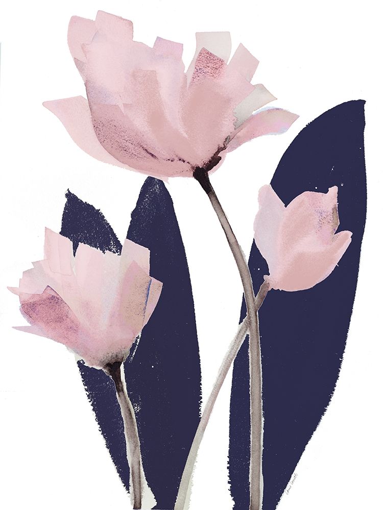 Triple Navy Whisper II art print by Lanie Loreth for $57.95 CAD