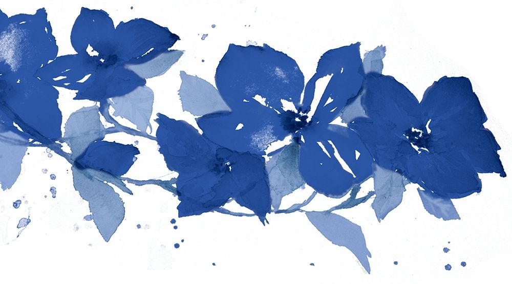 Dogwood Branch Navy art print by Lanie Loreth for $57.95 CAD