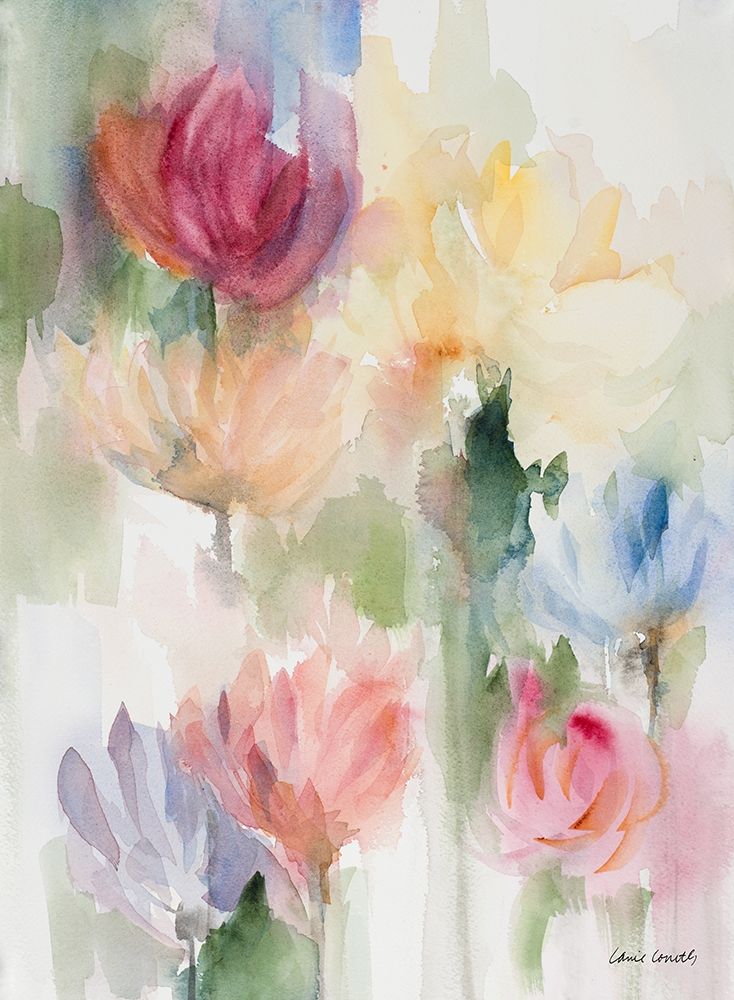 Gardening in the Rain art print by Lanie Loreth for $57.95 CAD