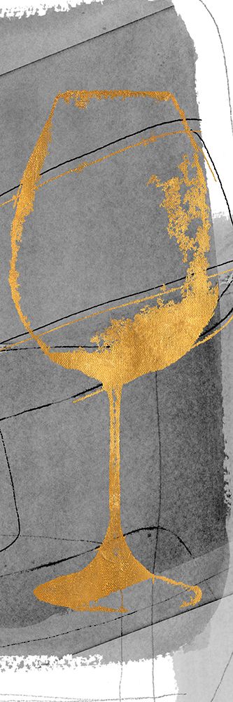 Golden Wine Glass II art print by Lanie Loreth for $57.95 CAD