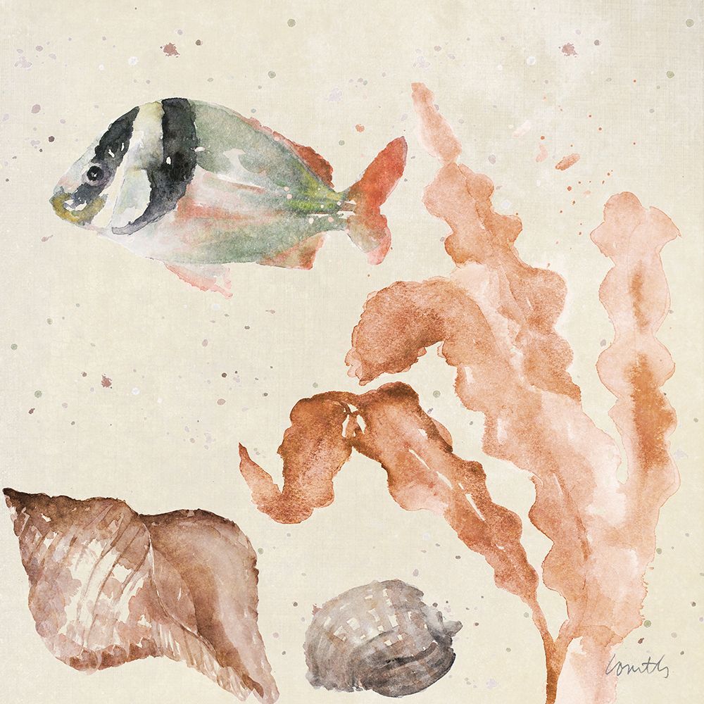 Medley Coral Renew I art print by Lanie Loreth for $57.95 CAD