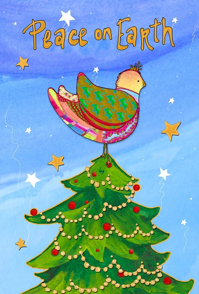 Peace on Earth Birds I art print by Diannart for $57.95 CAD