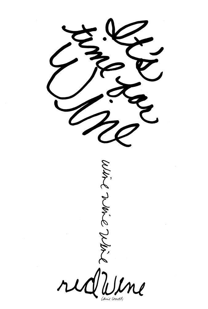 Its Time For Wine art print by Lanie Loreth for $57.95 CAD