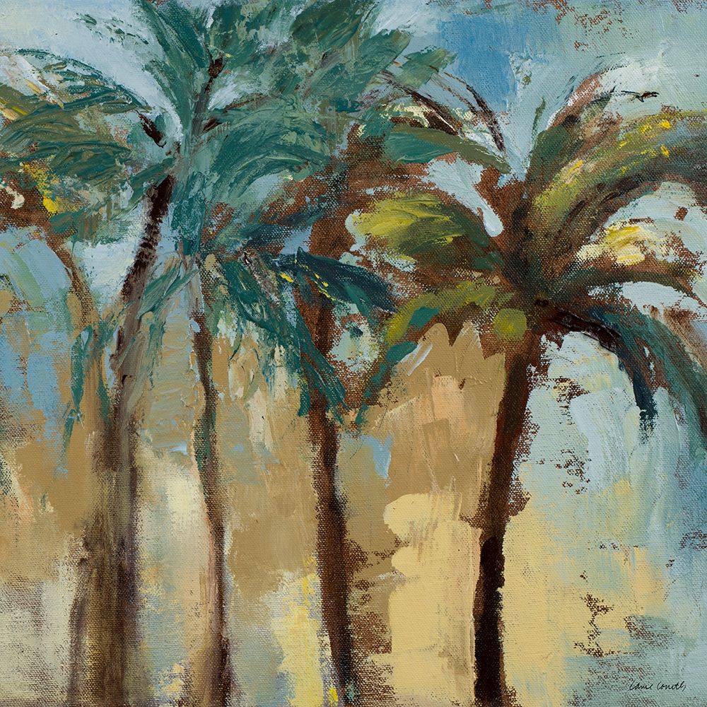 Island Morning Palms Square II art print by Lanie Loreth for $57.95 CAD