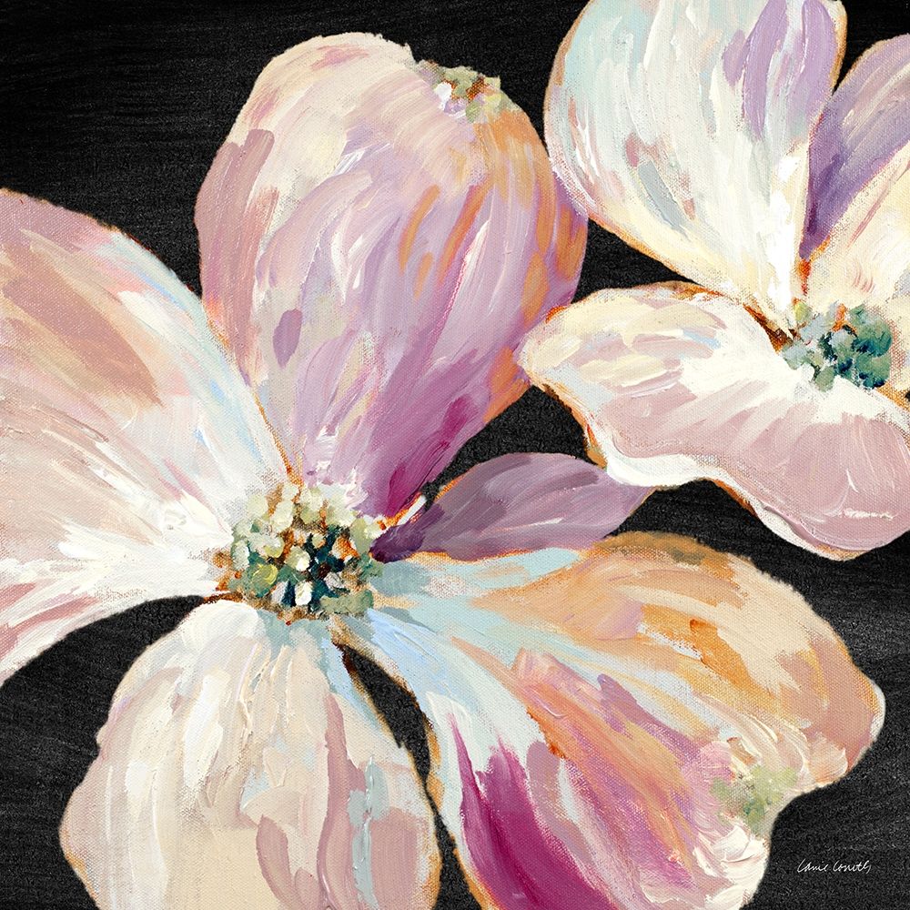 Soft Flower Song on Black I art print by Lanie Loreth for $57.95 CAD