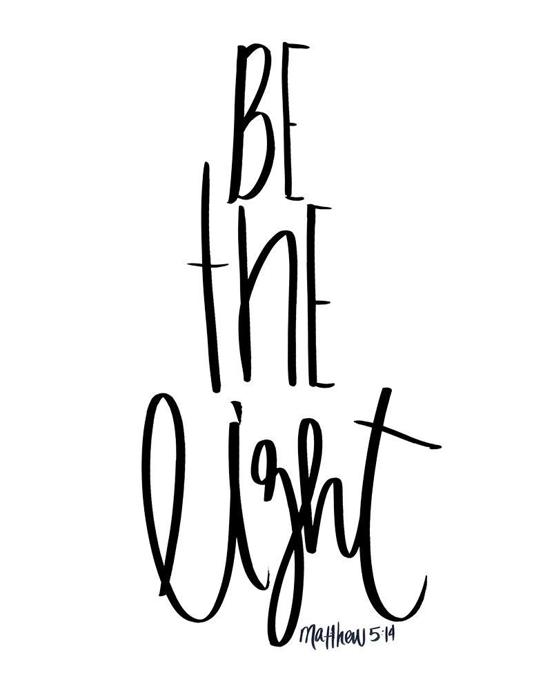 Be the Light art print by SD Graphics Studio for $57.95 CAD