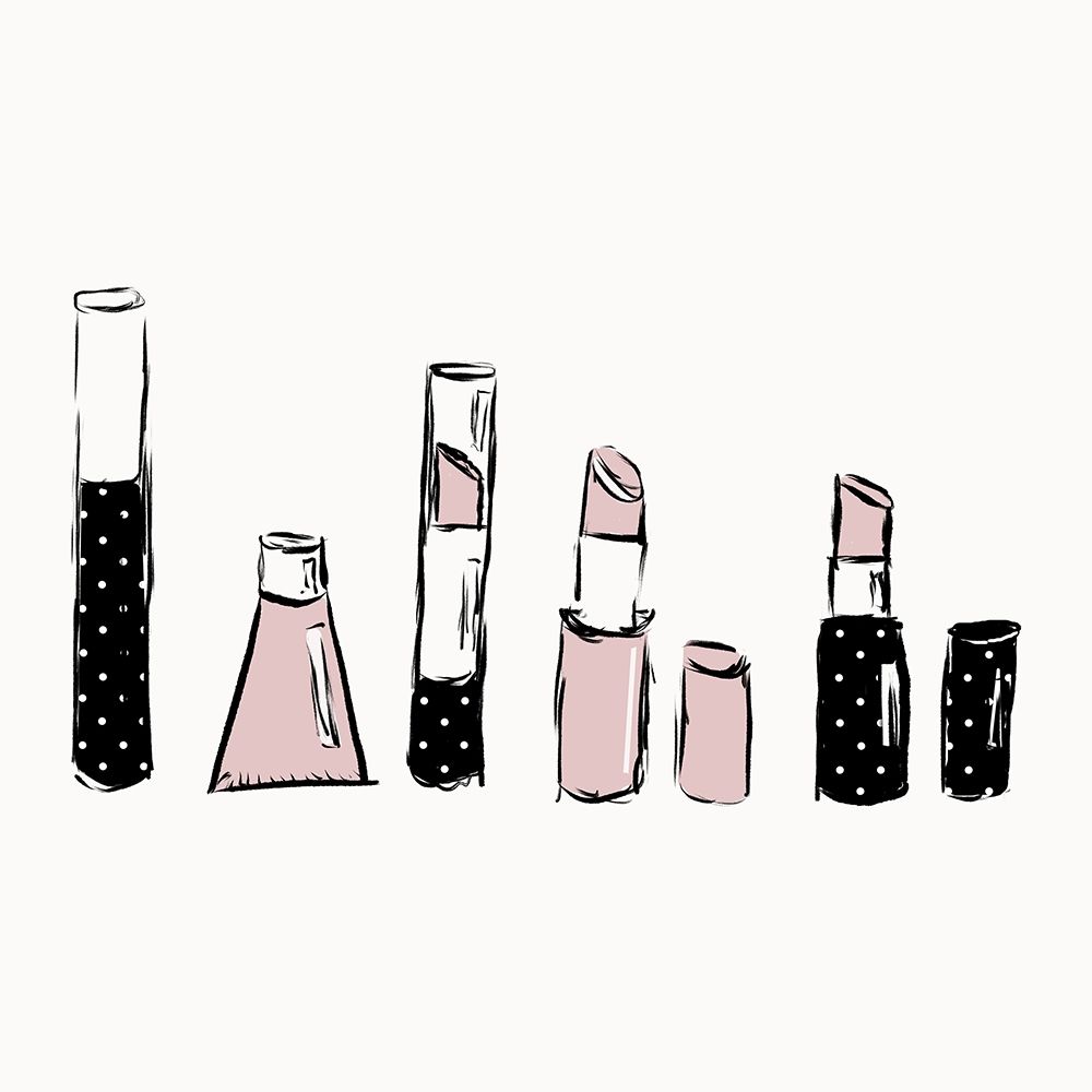 Pink Makeup art print by SD Graphics Studio for $57.95 CAD