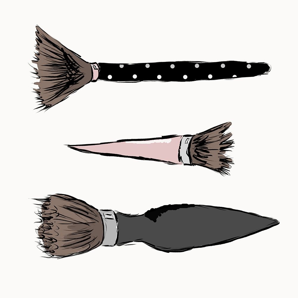 Makeup Brushes art print by SD Graphics Studio for $57.95 CAD