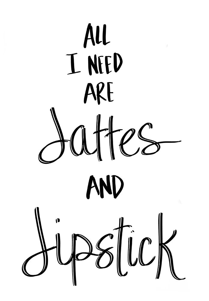 Lattes and Lipstick art print by SD Graphics Studio for $57.95 CAD