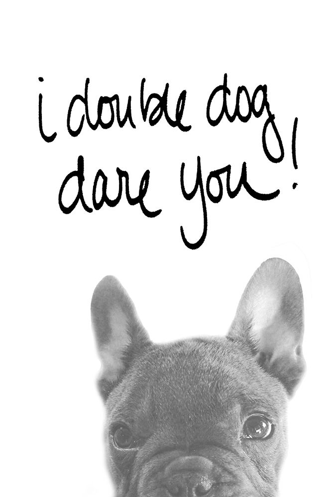 I Double Dog Dare You art print by SD Graphics Studio for $57.95 CAD