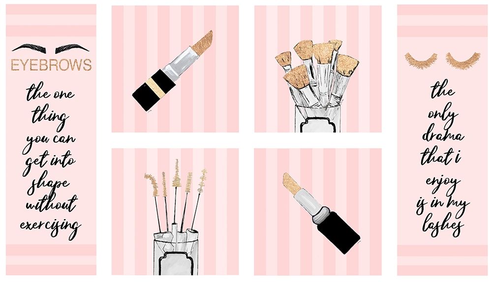 Makeup Quotes I art print by Gina Ritter for $57.95 CAD