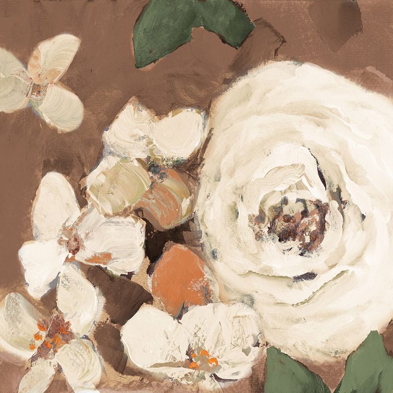 Abundant Garden on Brown art print by Lanie Loreth for $57.95 CAD
