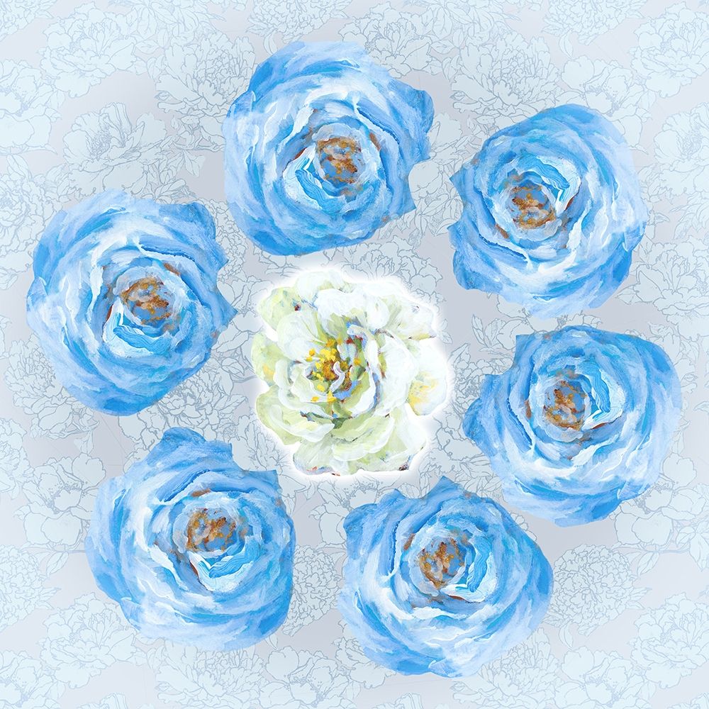 Spring Garden Blues art print by Lanie Loreth for $57.95 CAD
