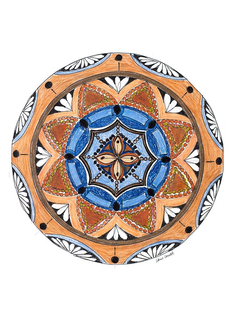 Rustic Mandala art print by Lanie Loreth for $57.95 CAD