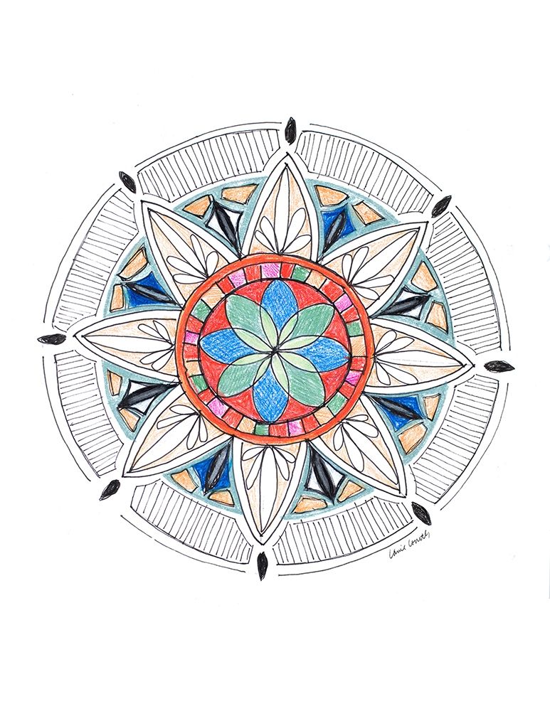 Spring Mandala art print by Lanie Loreth for $57.95 CAD