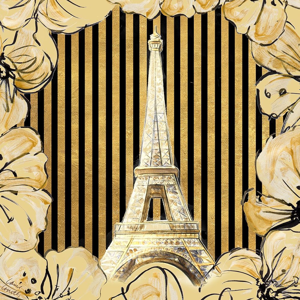 Golden Paris I art print by Lanie Loreth for $57.95 CAD