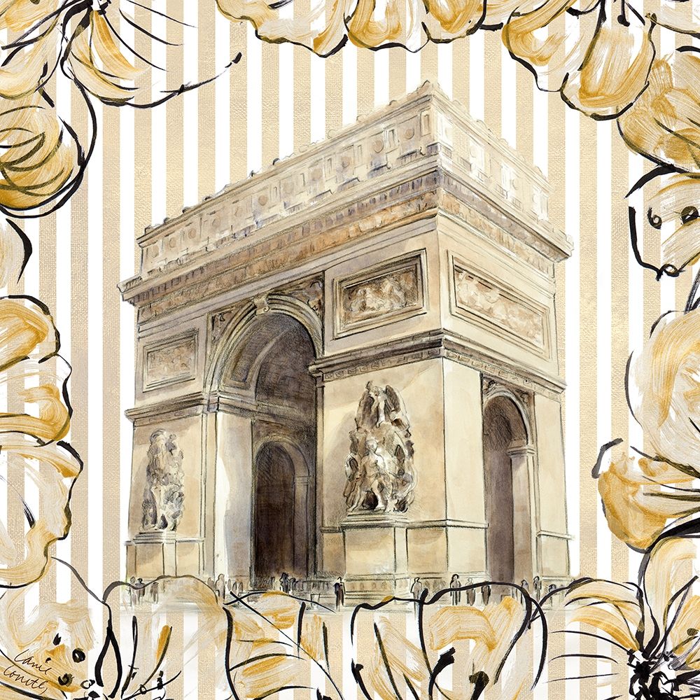 Golden Paris II art print by Lanie Loreth for $57.95 CAD
