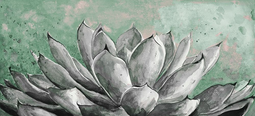 Gray Agave on Green art print by Patricia Pinto for $57.95 CAD