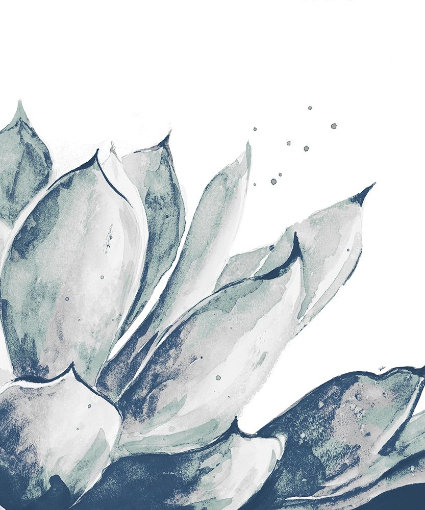 Blue Agave on White II art print by Patricia Pinto for $57.95 CAD