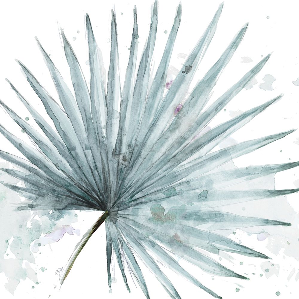 Palma Azul Square I art print by Patricia Pinto for $57.95 CAD