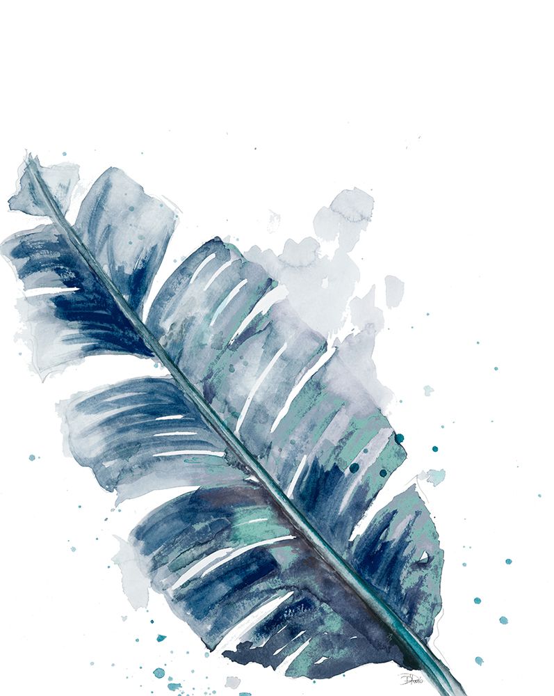 Teal Palm Frond III art print by Patricia Pinto for $57.95 CAD