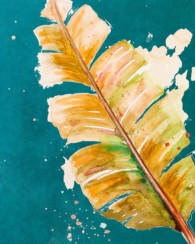 Palma Fresca on Teal art print by Patricia Pinto for $57.95 CAD