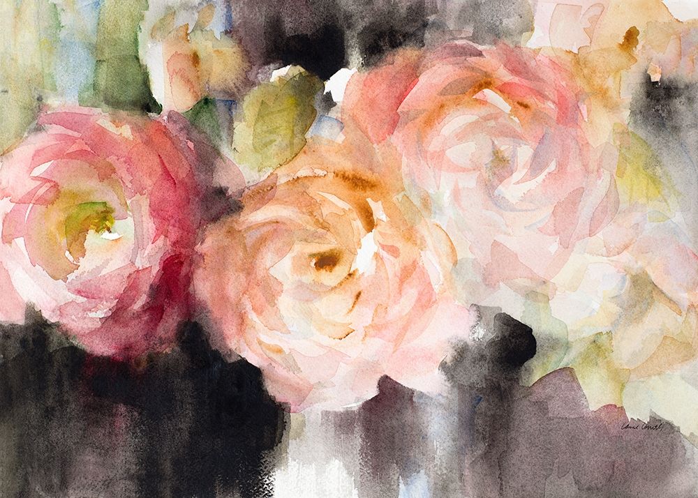 Black and Blush Blooms art print by Lanie Loreth for $57.95 CAD