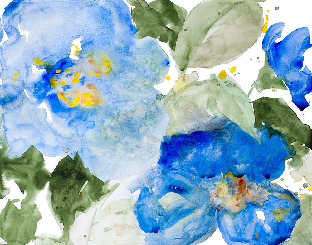 Flowers in the Rain I art print by Lanie Loreth for $57.95 CAD