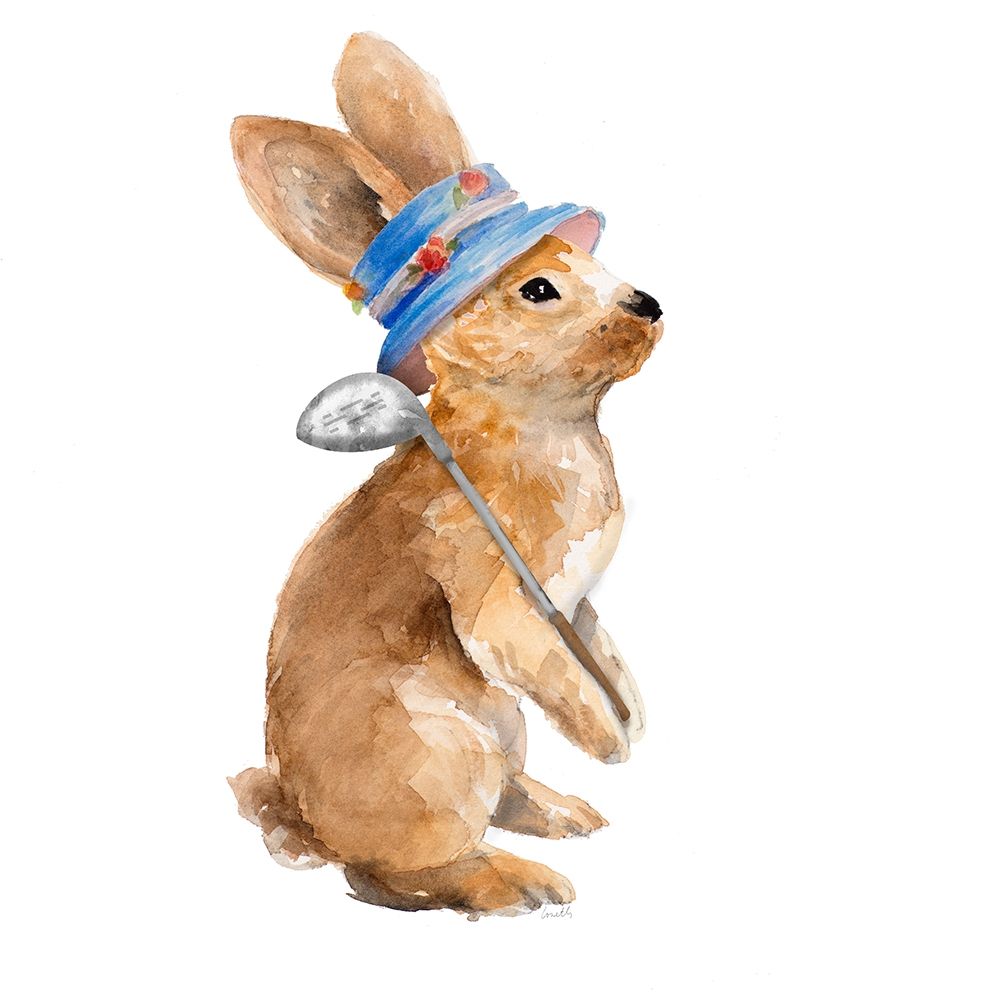 Trendy Meadow Buddy I (Golf Club) art print by Lanie Loreth for $57.95 CAD
