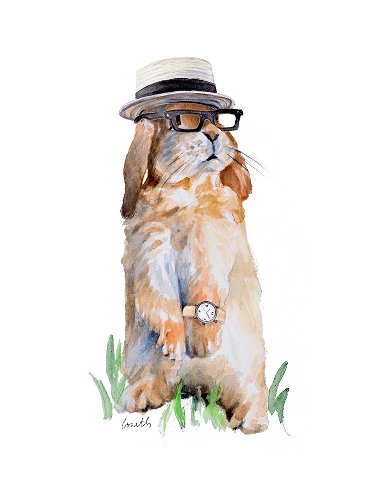 Modern Bunny II art print by Lanie Loreth for $57.95 CAD