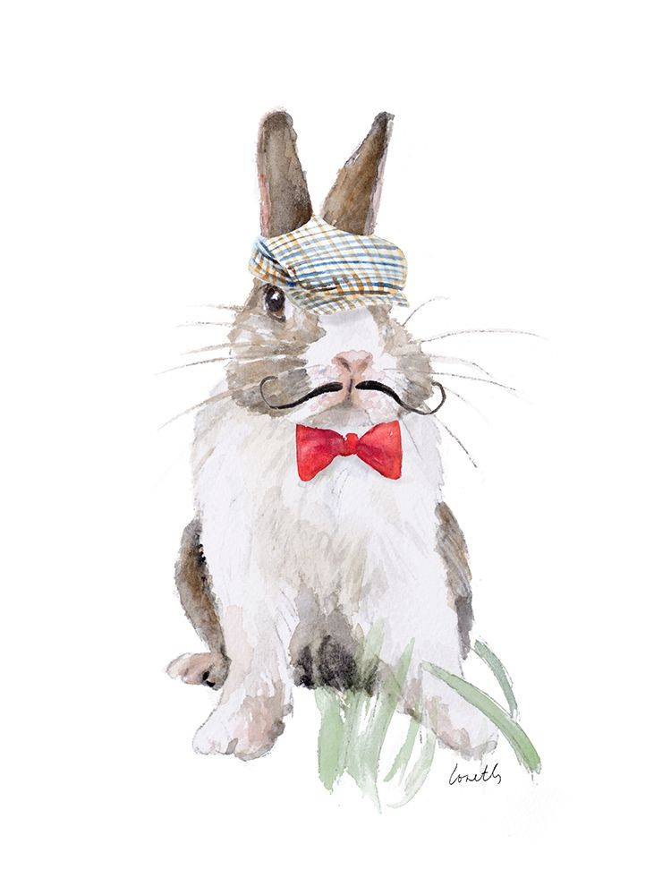 Modern Bunny III art print by Lanie Loreth for $57.95 CAD