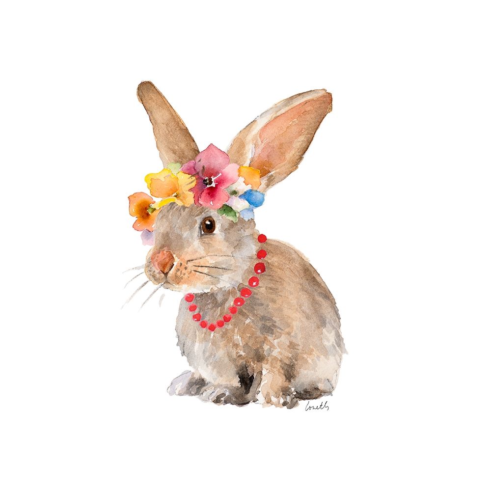 Trendy Meadow Buddy II (Pearls) art print by Lanie Loreth for $57.95 CAD