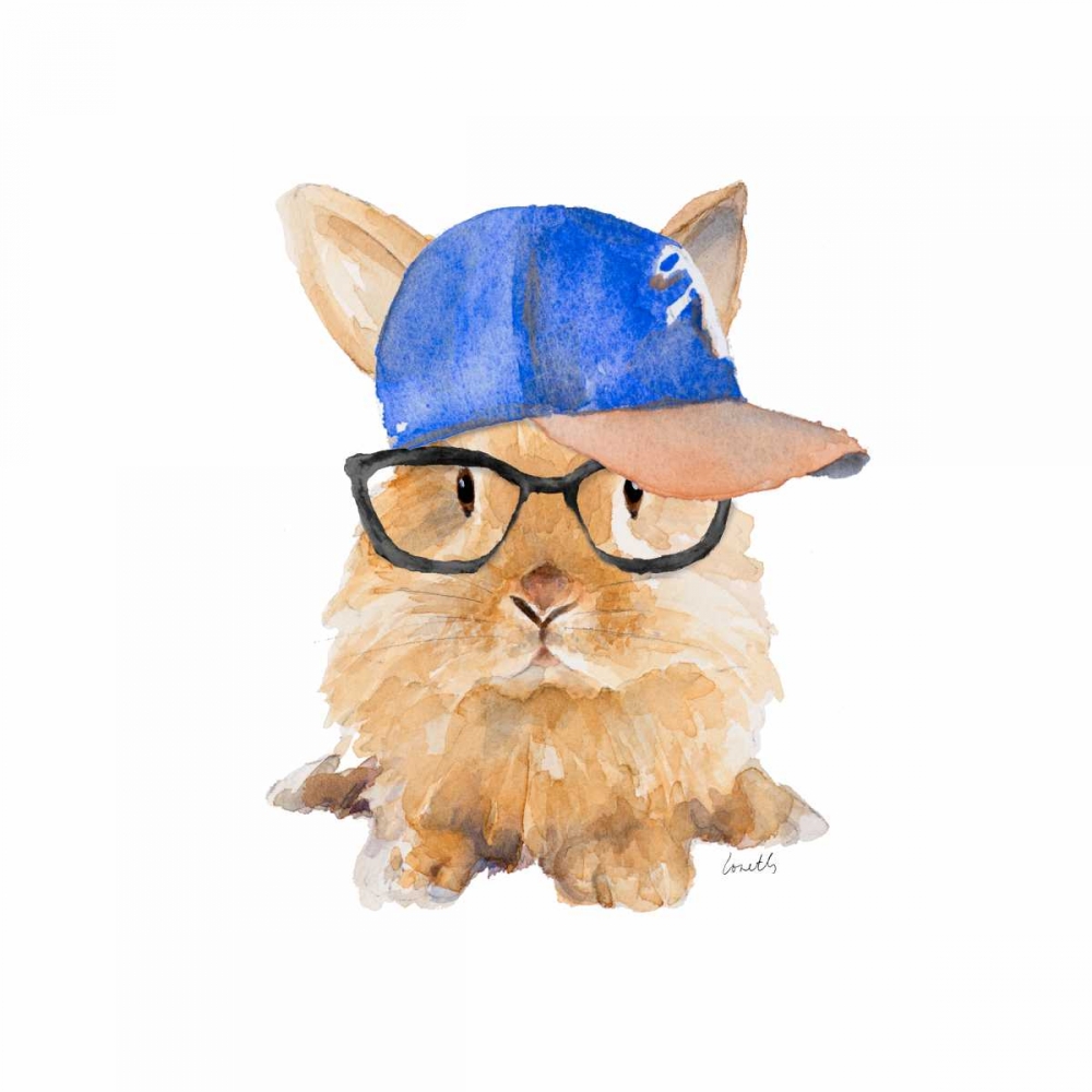 Trendy Meadow Buddy III (Hip Hop) art print by Lanie Loreth for $57.95 CAD