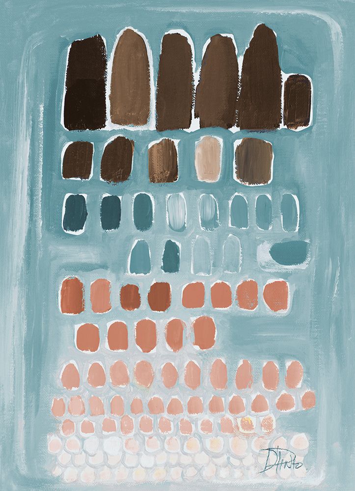 Teal Degrade art print by Patricia Pinto for $57.95 CAD