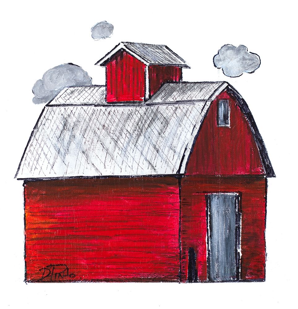 The Red Barn art print by Patricia Pinto for $57.95 CAD