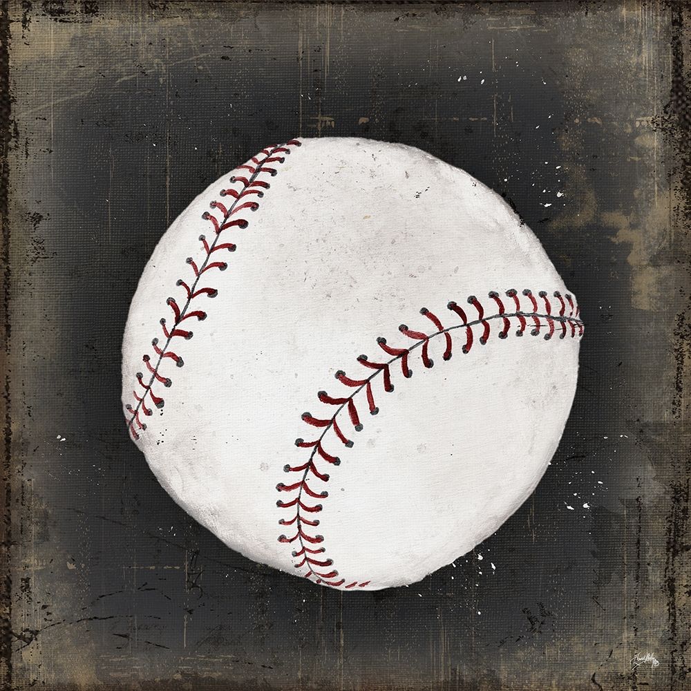 Old School Baseball art print by Elizabeth Medley for $57.95 CAD